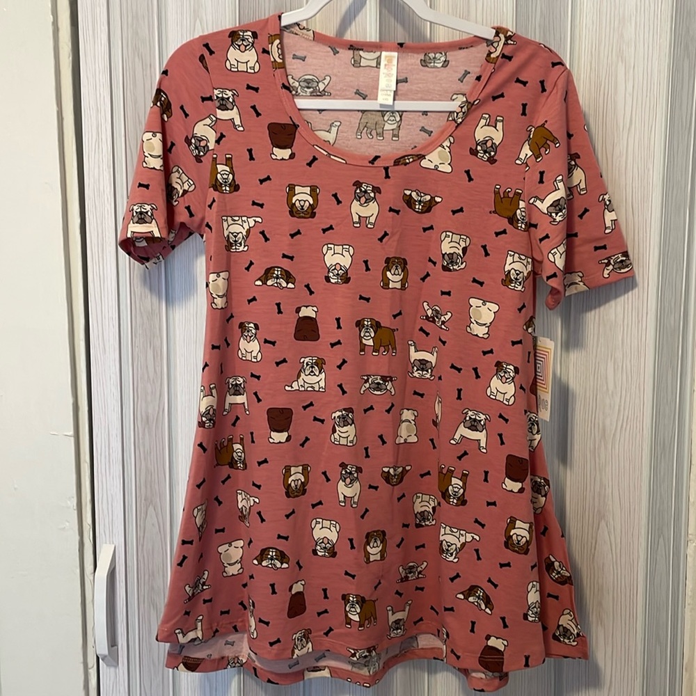 NWT! Rare! LulaRoe bulldog Perfect T